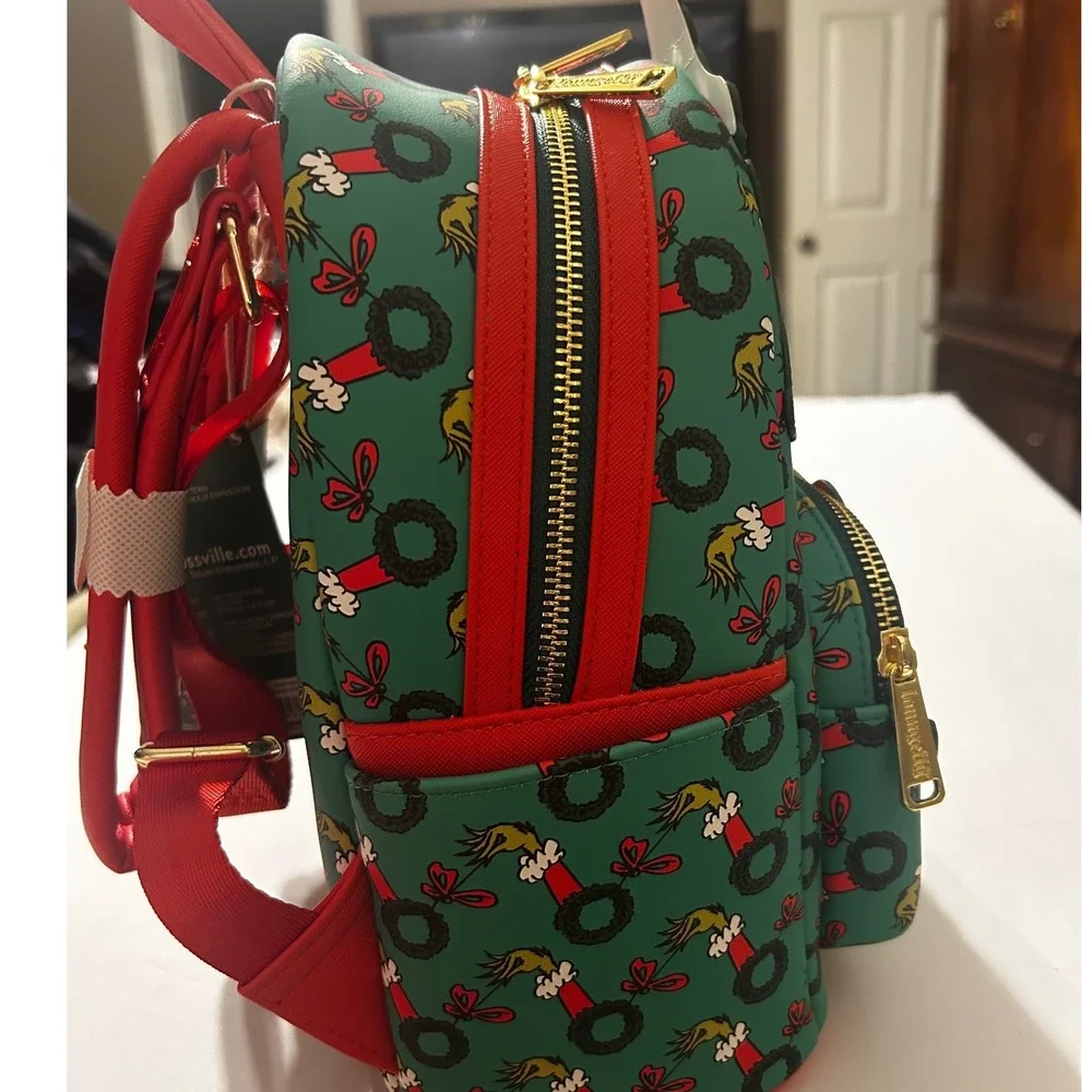 Loungefly Dr Seuss The Grinch Mini Backpack Entertainment Earth Exclusive